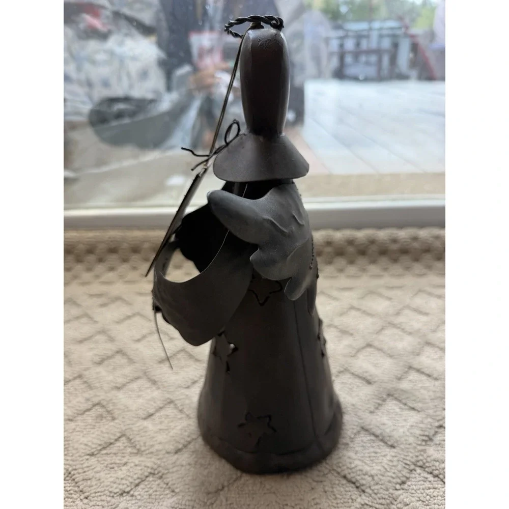 Angel Rustic Candle Holder Metal